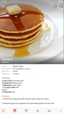 Recipe Keeper android App screenshot 1