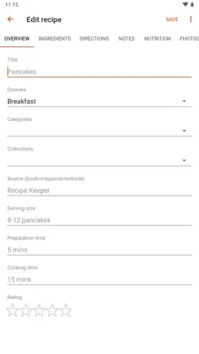 Recipe Keeper android App screenshot 4