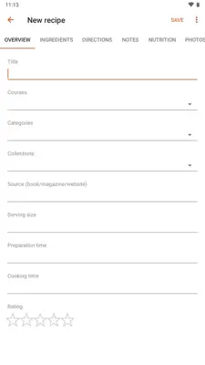 Recipe Keeper android App screenshot 5