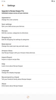 Recipe Keeper android App screenshot 8